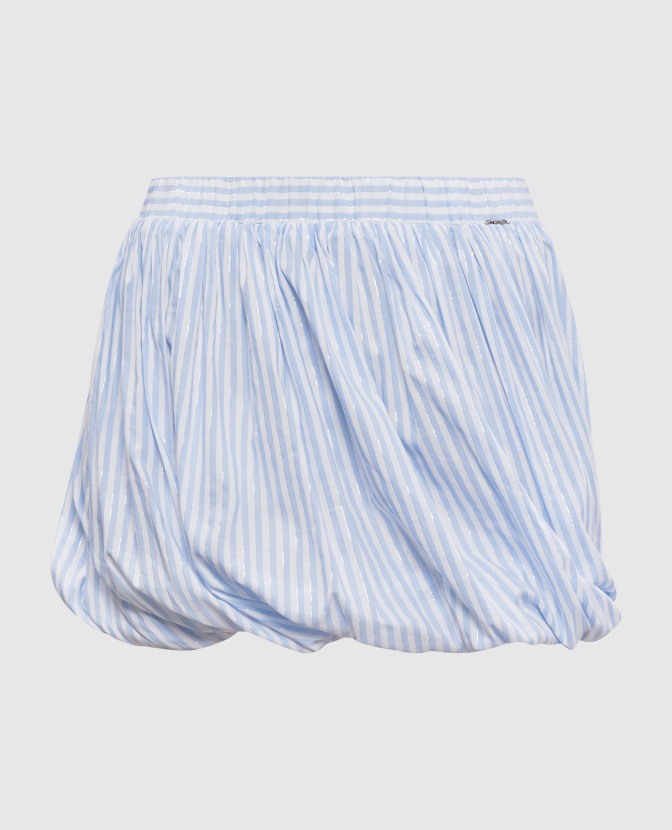 

Blue striped skirt with drapery Twinset, Light blue