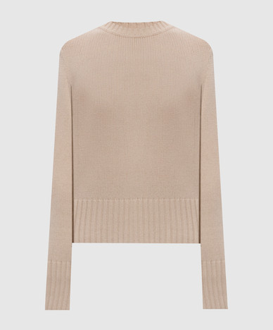 Beige GELATO Pullover aus Wolle und Kaschmir