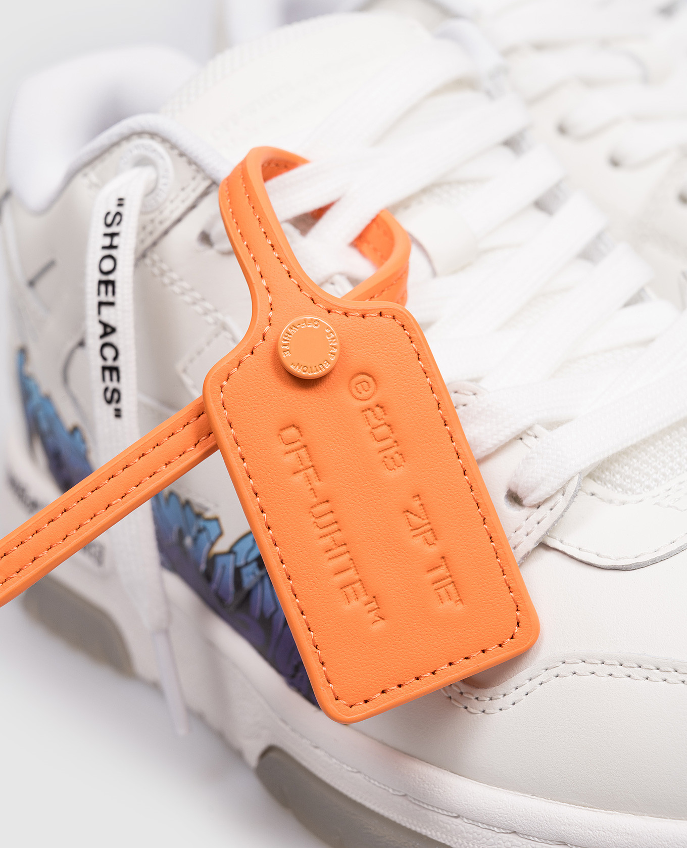 

Out Of Office white leather sneakers with print Off-White