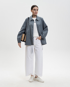 Jil Sander Grey jacket with logo J04AM0001J45026