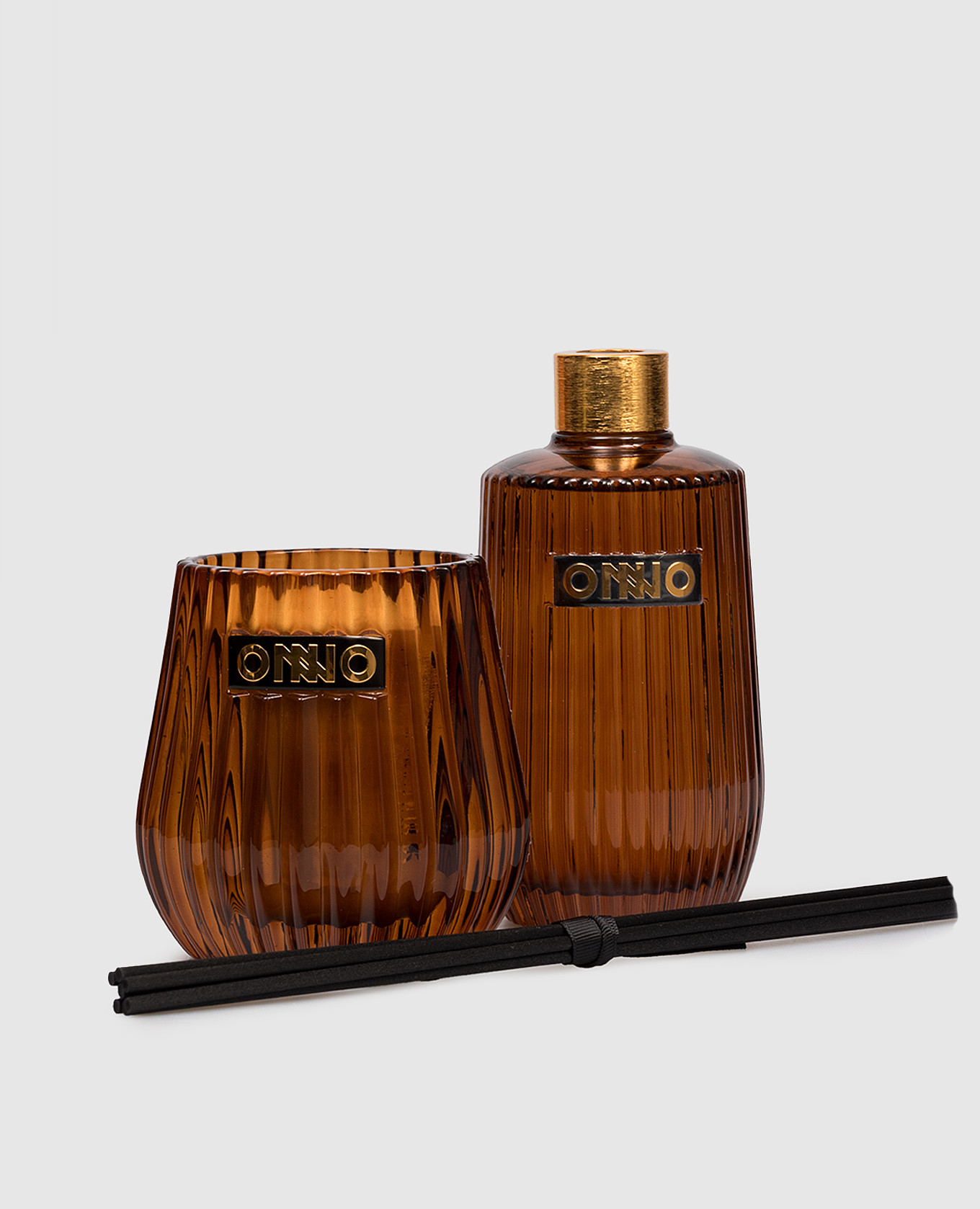 

Eclectic Ginger Fig Candle and Diffuser Set 375 ml Onno, Brown