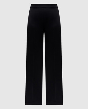 Twinset Black flared pants with logo 261TP2421