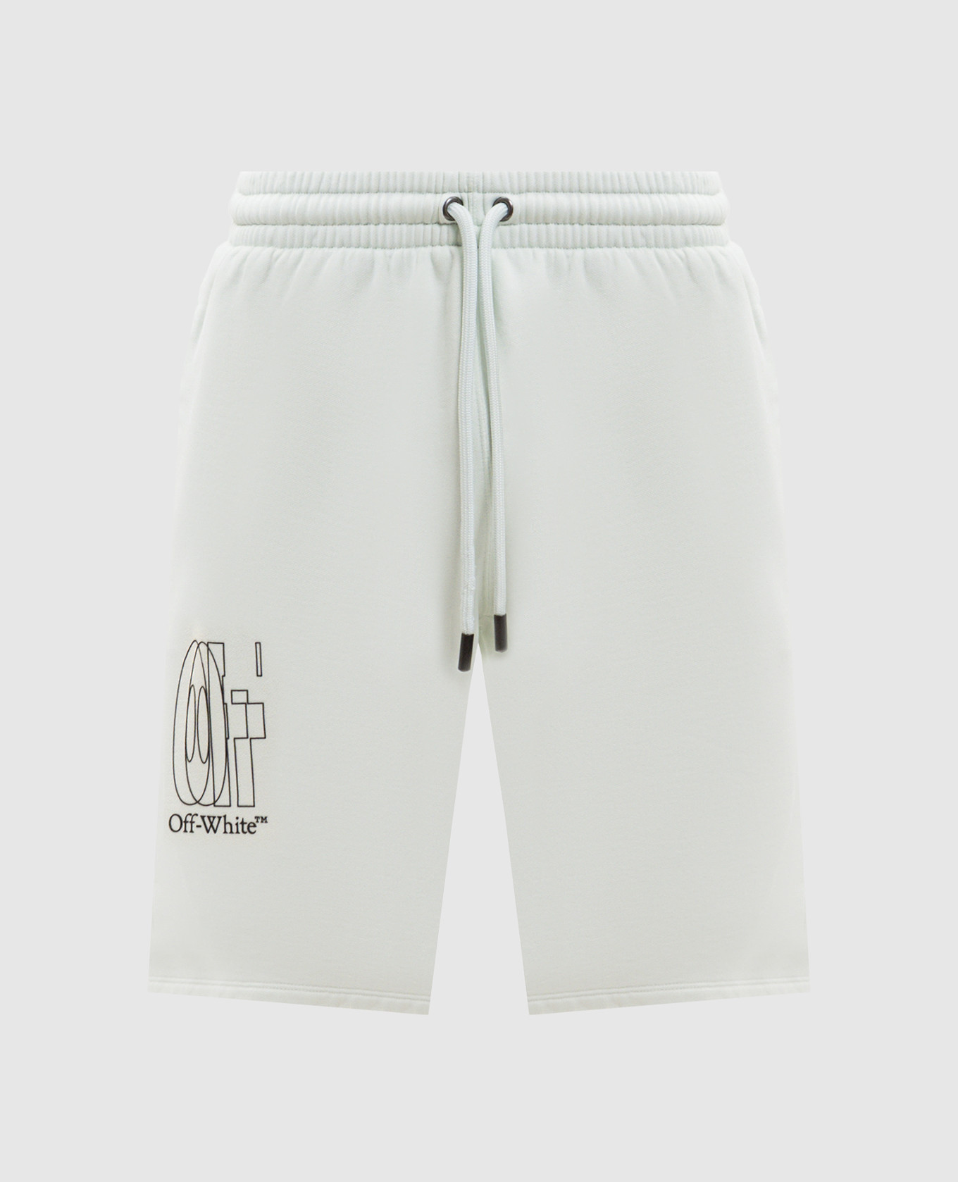 Green shorts with Double Arrow print