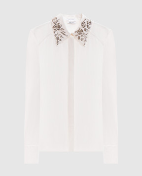 Alexander McQueen Ivory silk blouse A0000UQBADT