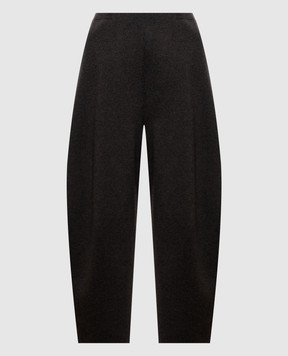 BOBOUTIC Brown wool and cashmere pants 5136
