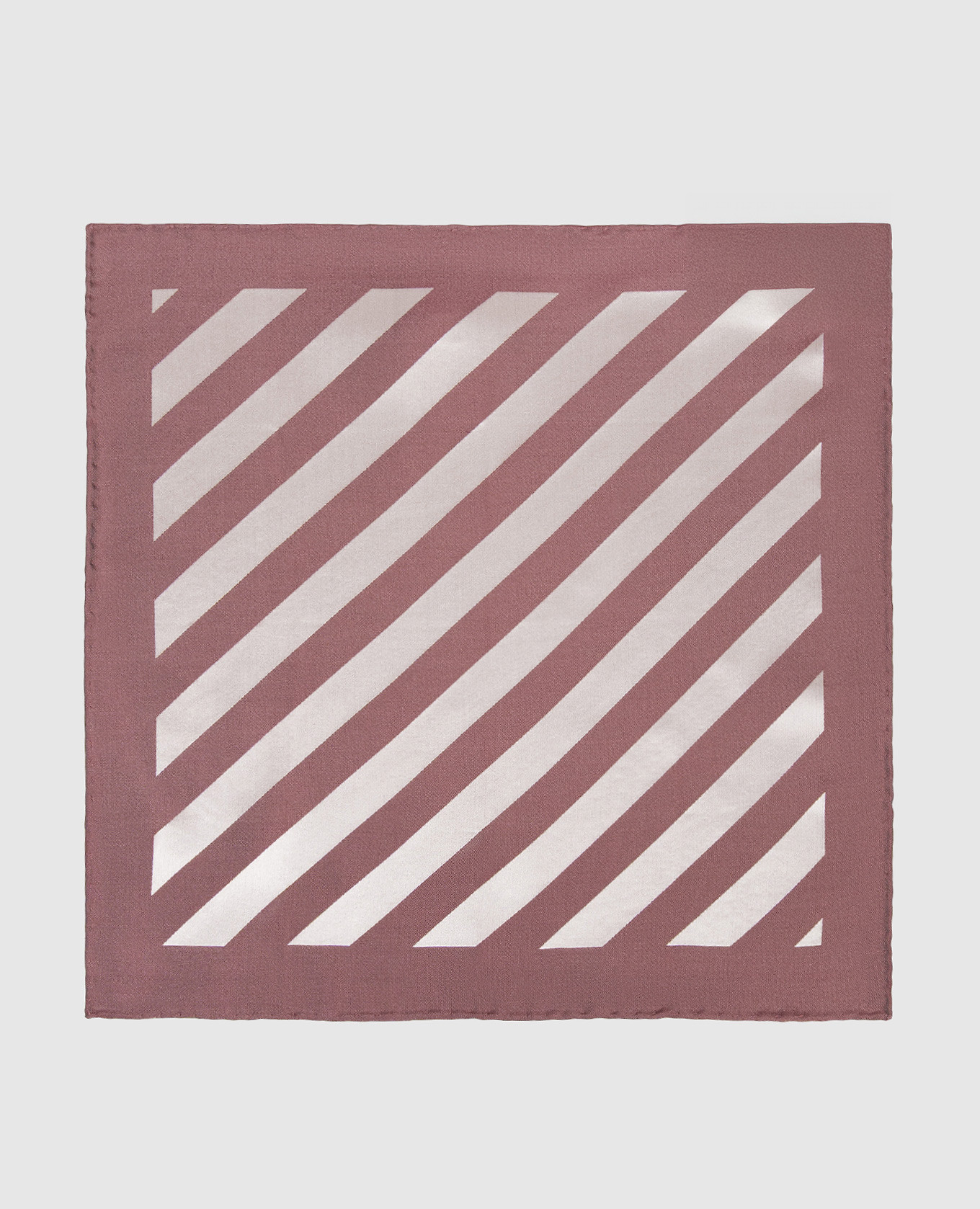 

Red striped silk pachet Brunello Cucinelli