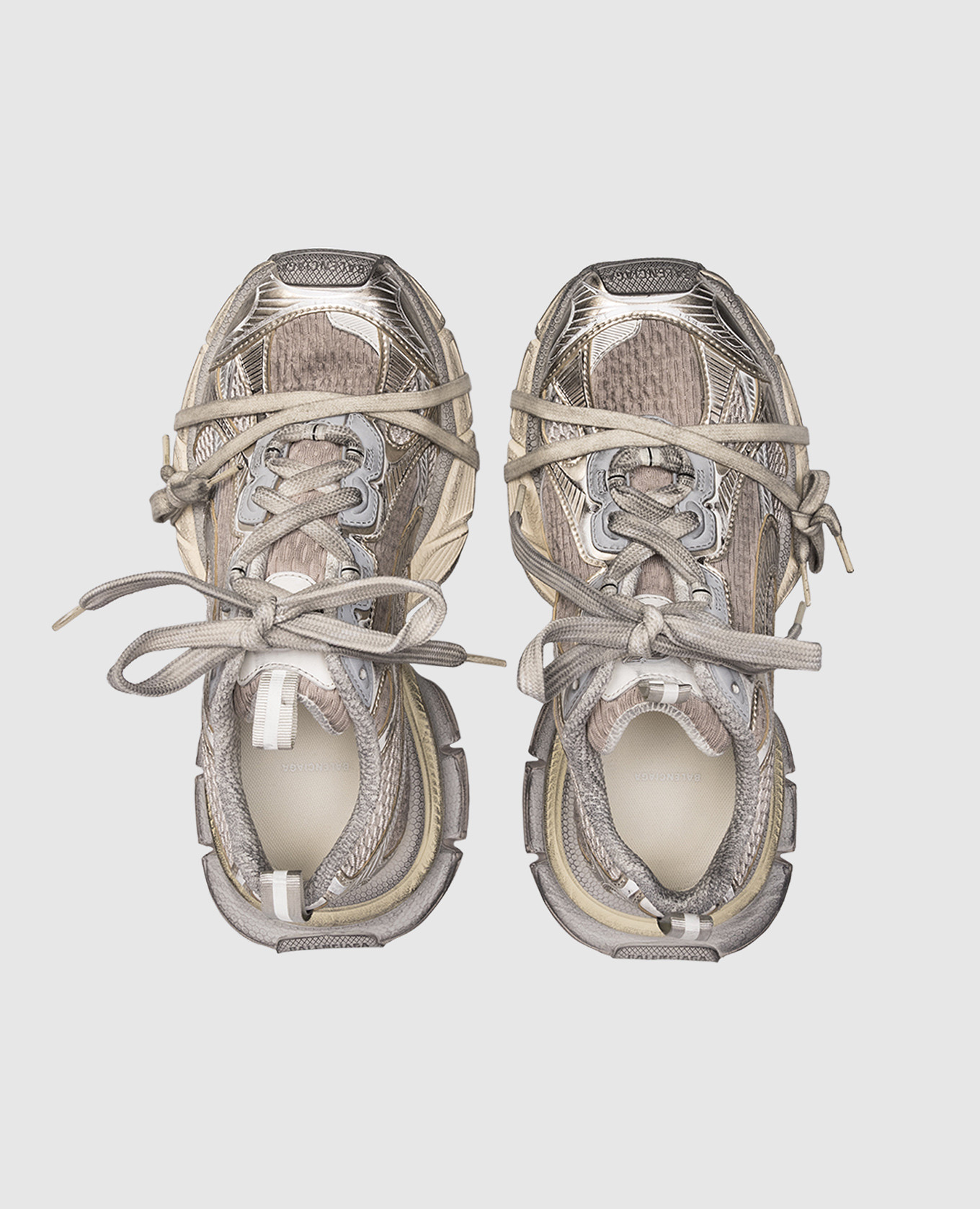 

Grey sneakers 3xl with logo Balenciaga