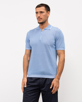 MooRER COTY blue polo COTYVCR