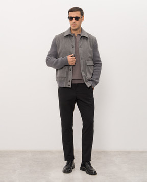 Marco Pescarolo Black wool pants MANU5416