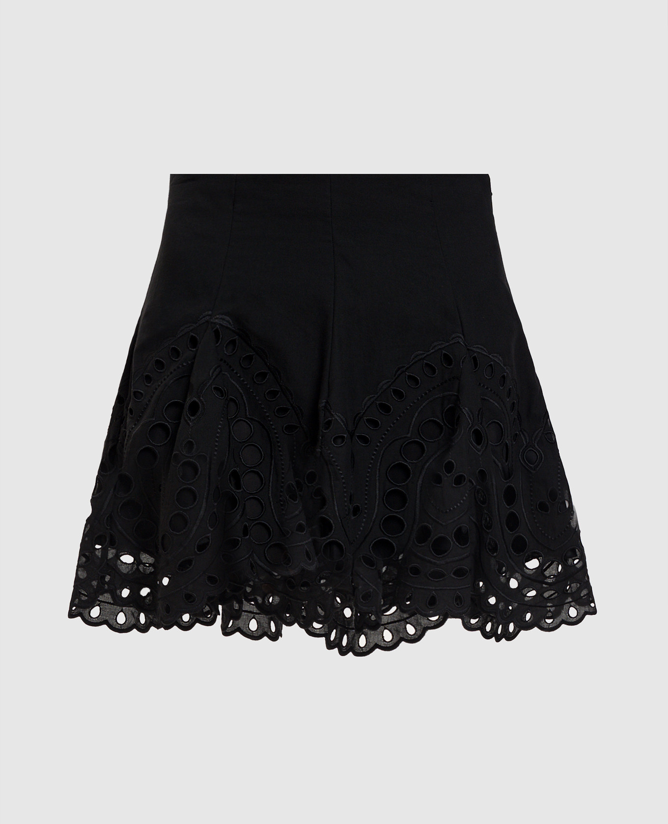 

Black Sail mini skirt with embroidery Charo Ruiz