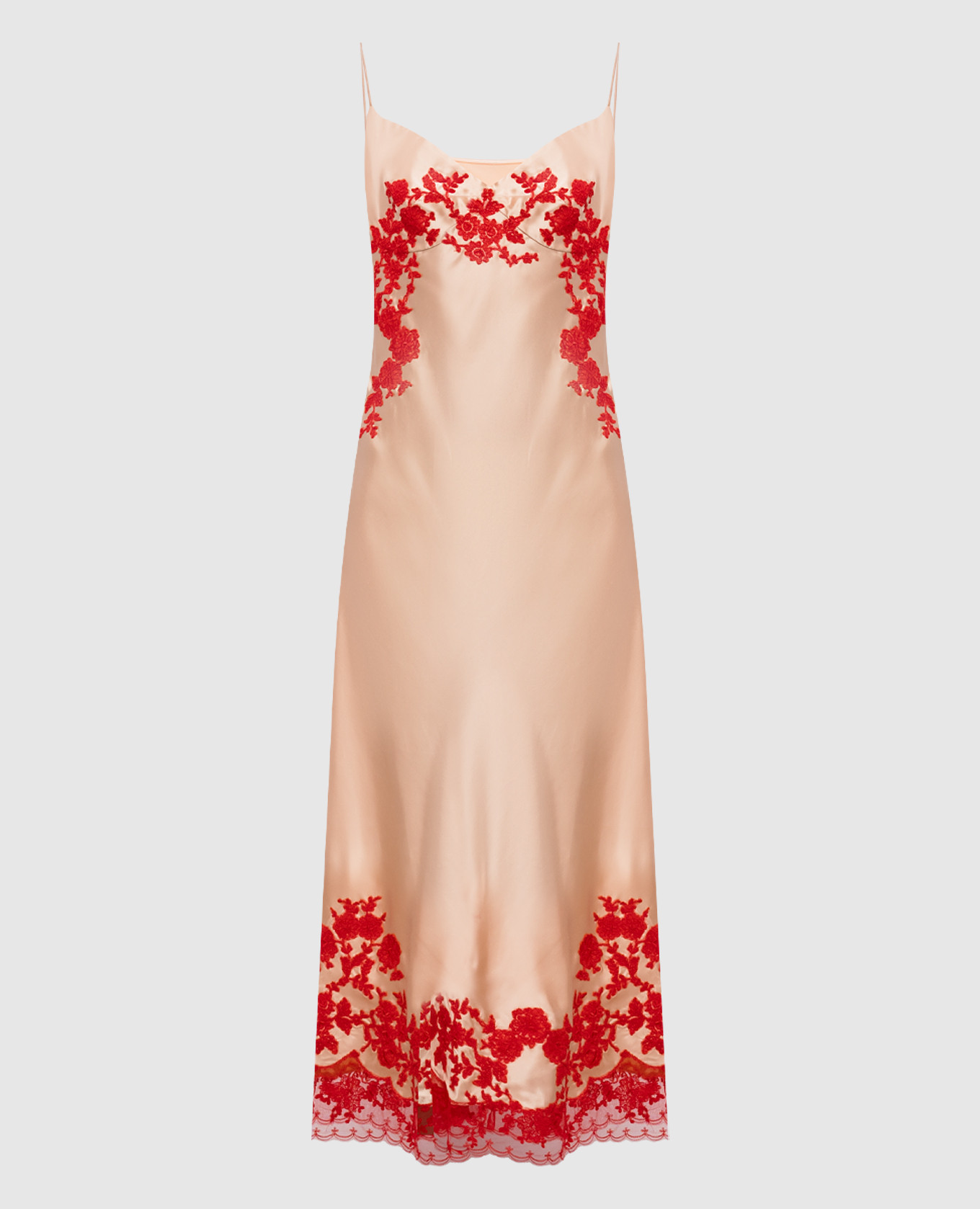 

Orange dress with lace Ermanno Scervino