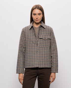 Woolrich Checked down jacket CFWWOS2028FRUT3046