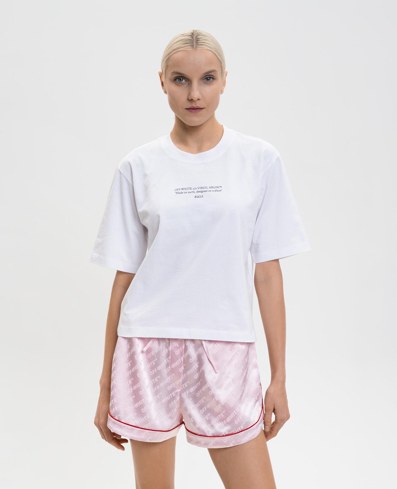 

White T-shirt with Statement print Off-White