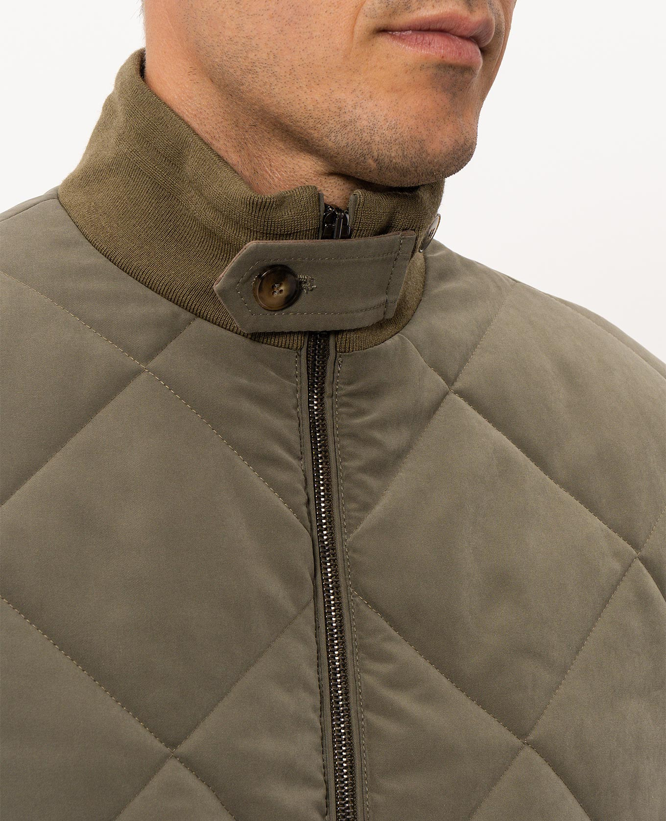 Khaki jacket Canali 5