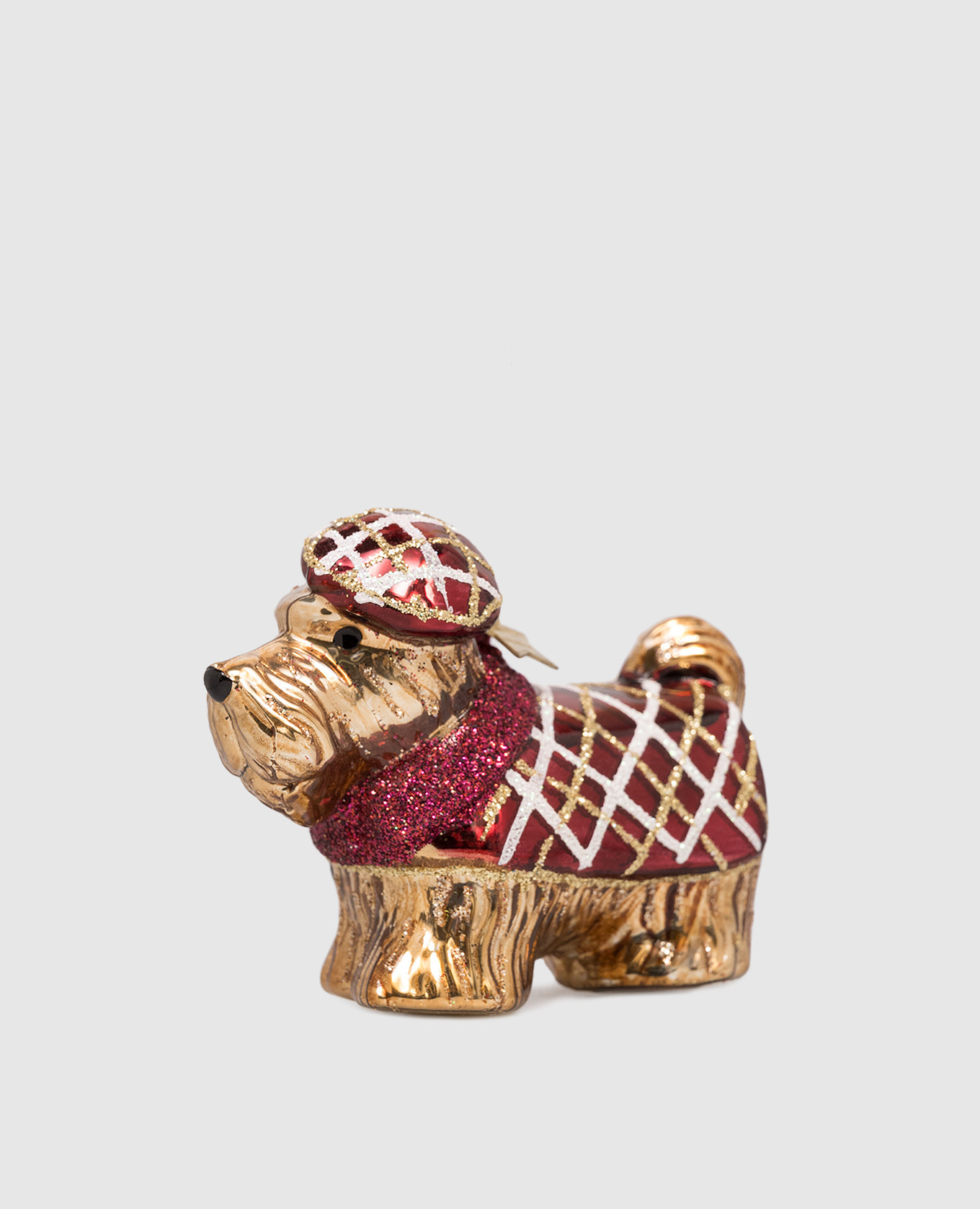 

Scottish Terrier Christmas tree toy Vondels, Brown