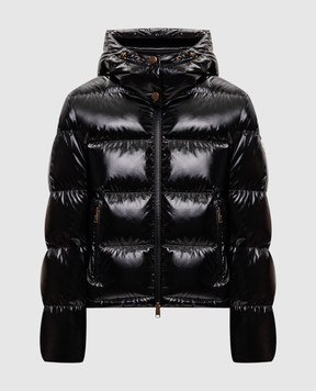 Moncler Black cropped Niveole down jacket L20931A00031597EU