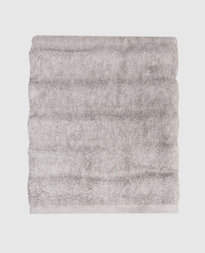 Hamam ASH RIBBED grey terry hand towel ASHRIBBEDHANDTOWEL