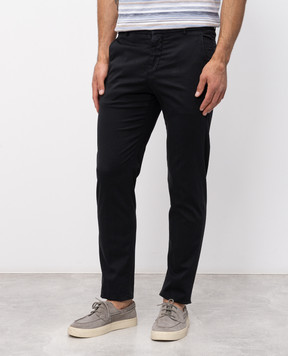 Marco Pescarolo Black silk pants MANU5309