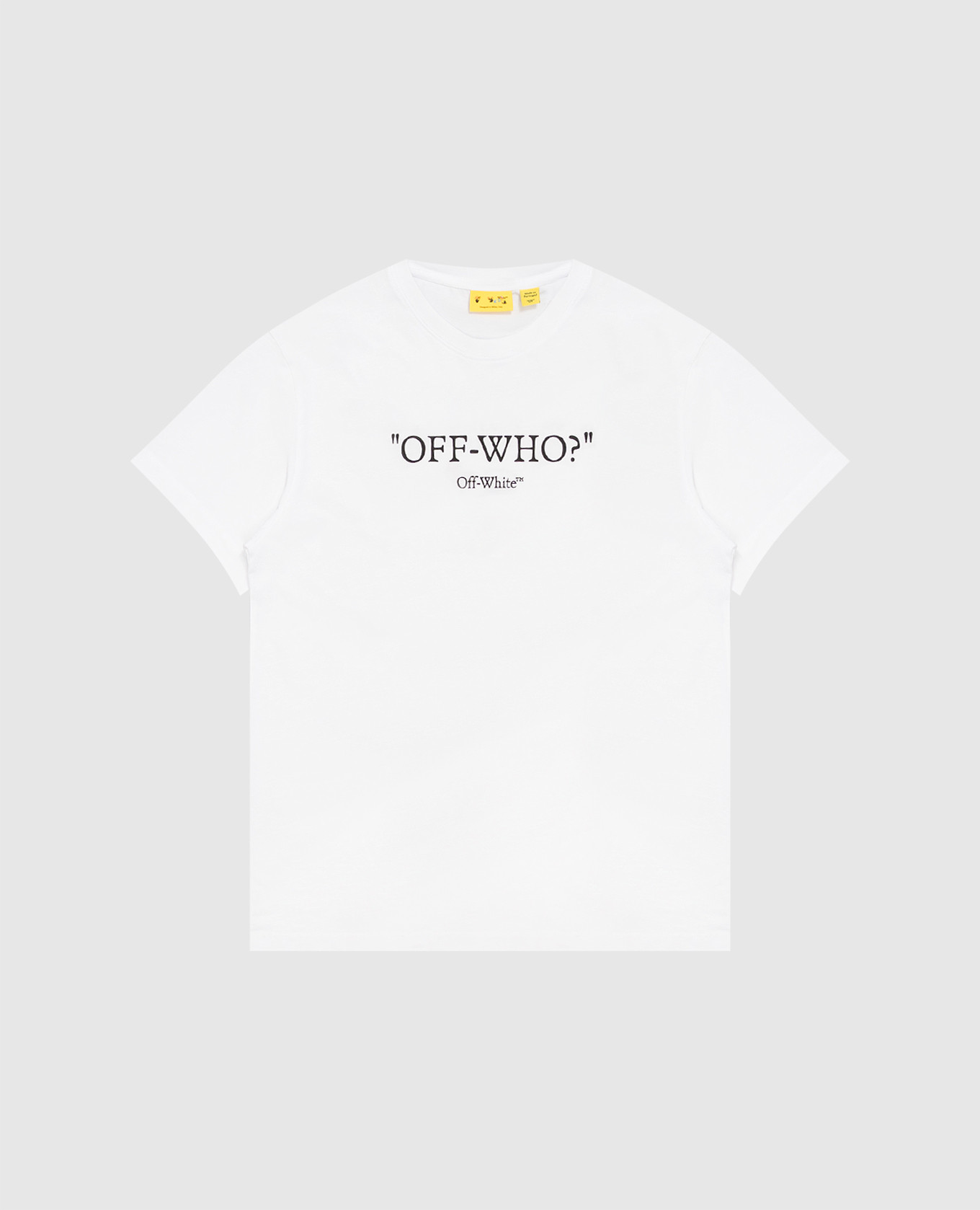 Children's white T-shirt with print