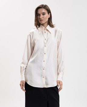Dolce&Gabbana Beige silk blouse F5S36TGDDW6