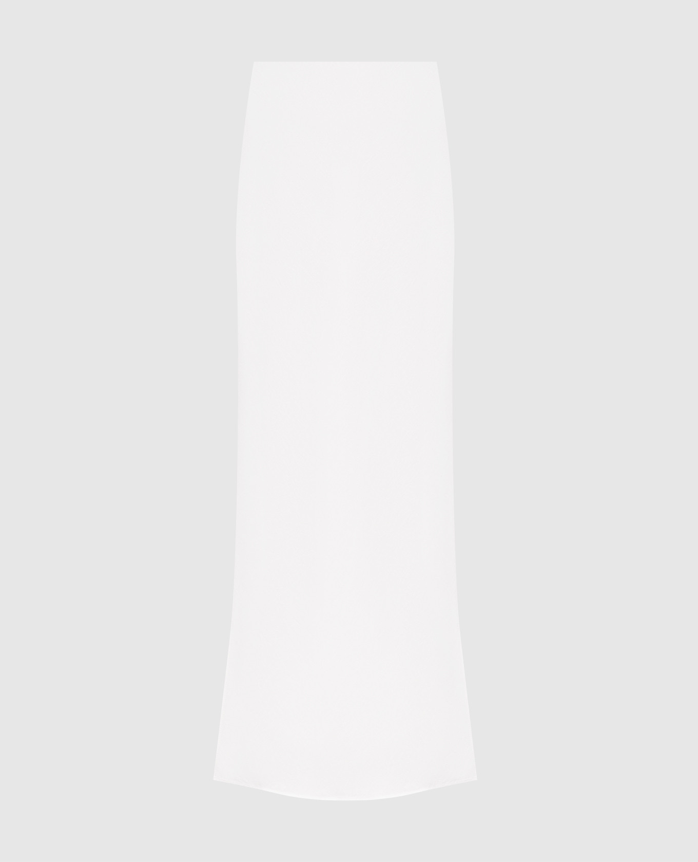 White maxi skirt with linen