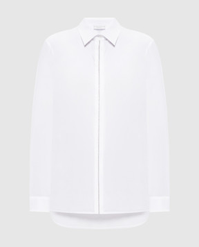 Peserico White shirt with a monil chain A0674208928