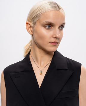 Saint Laurent Silver Pineapple Chain 859882Y1521