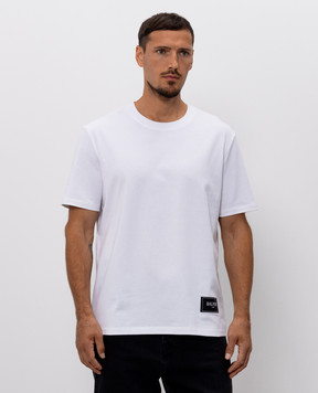 Balmain Set of T-shirts with logo patch HH1EG000BD72