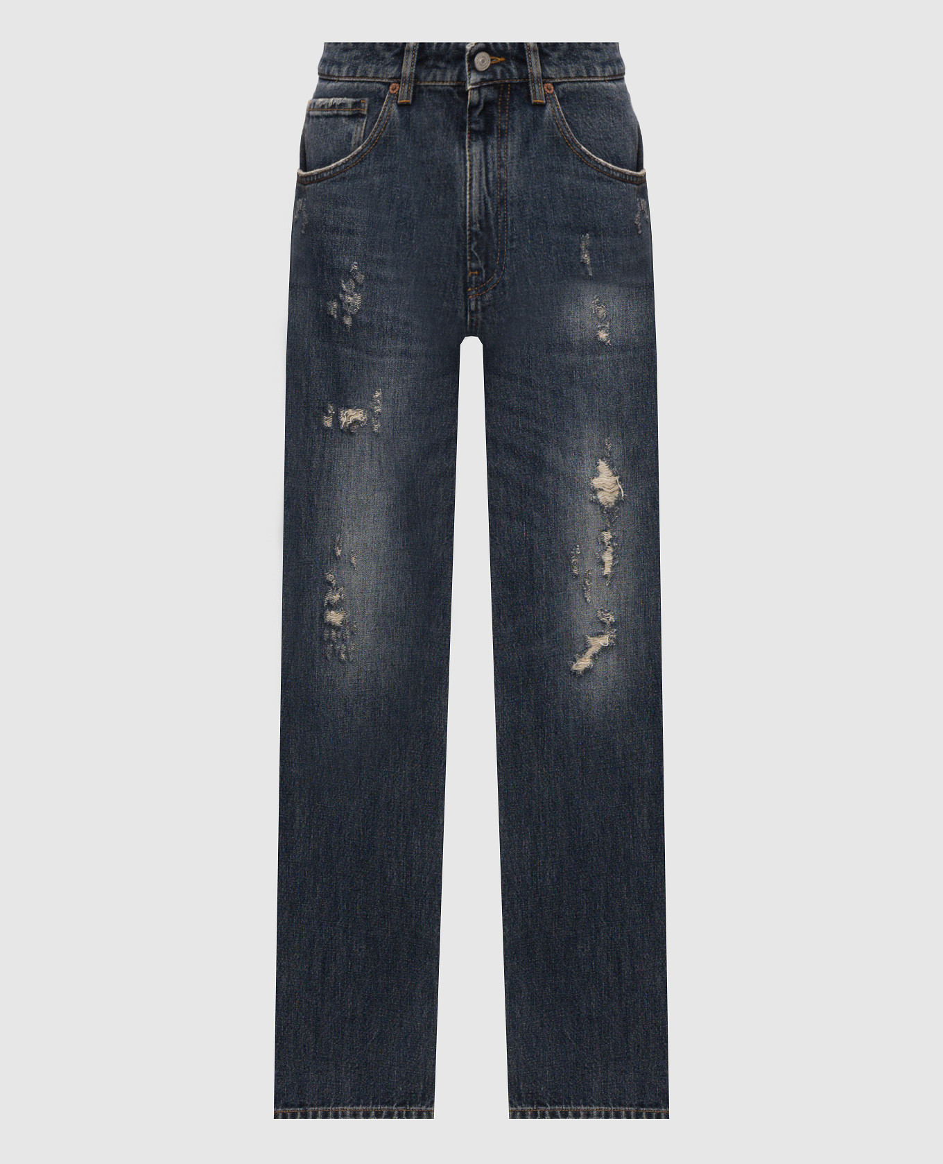 Blue jeans with holes Maison Margiela MM6