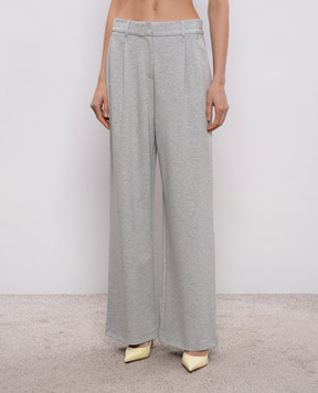 Twinset Grey melange pants 261AP2145