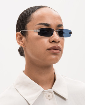 Balenciaga Gossip Silver Sunglasses 858888T0005