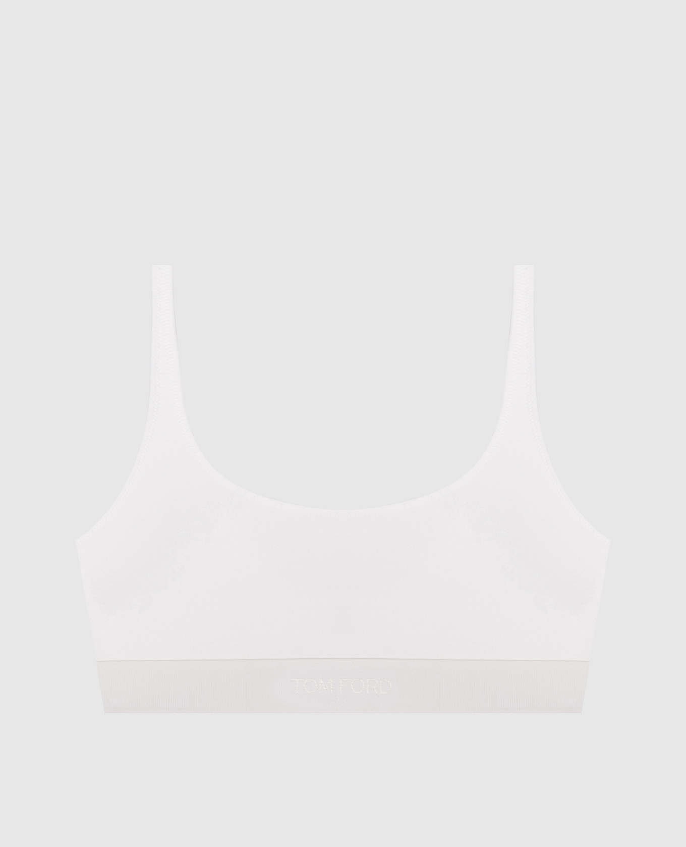 

White top with logo pattern Tom Ford