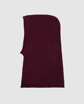 Allude Burgundy cashmere hood 26511225
