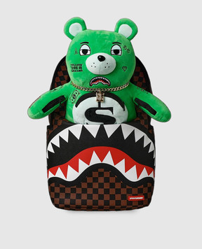 Sprayground Children's brown backpack YOUNG MONEY SHARKS IN PARIS 910B8856NSZ