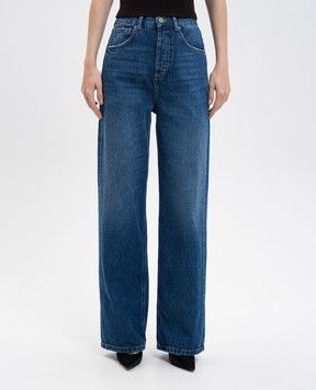 Twinset Blue jeans with a worn effect 252TT2190