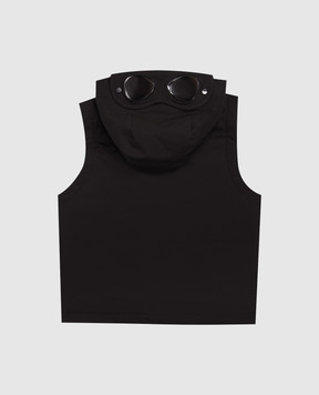 C.P. Company Children's black vest CUS01YL3AA81014