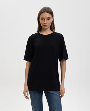 Khaite Allen black silk t-shirt 24464219