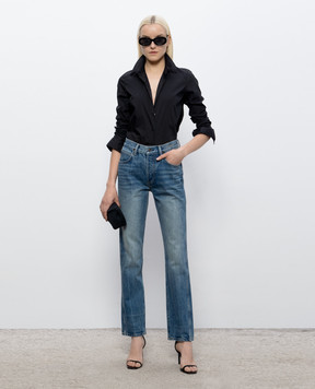 Tom Ford Blue jeans with a worn effect TPAD130DEX243