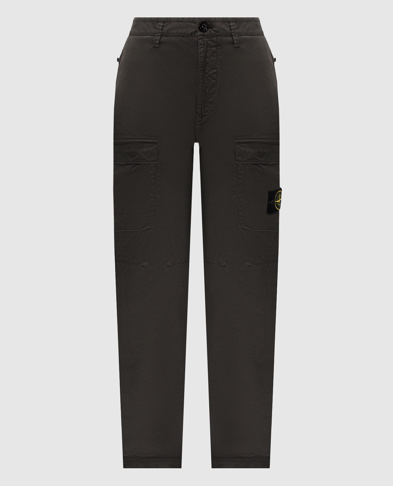 

Khaki cargo pants with logo Stone Island