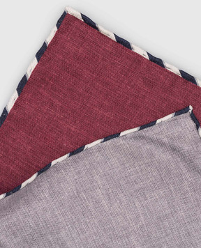 Brunello Cucinelli Double-sided silk pachet scarf MX8650091
