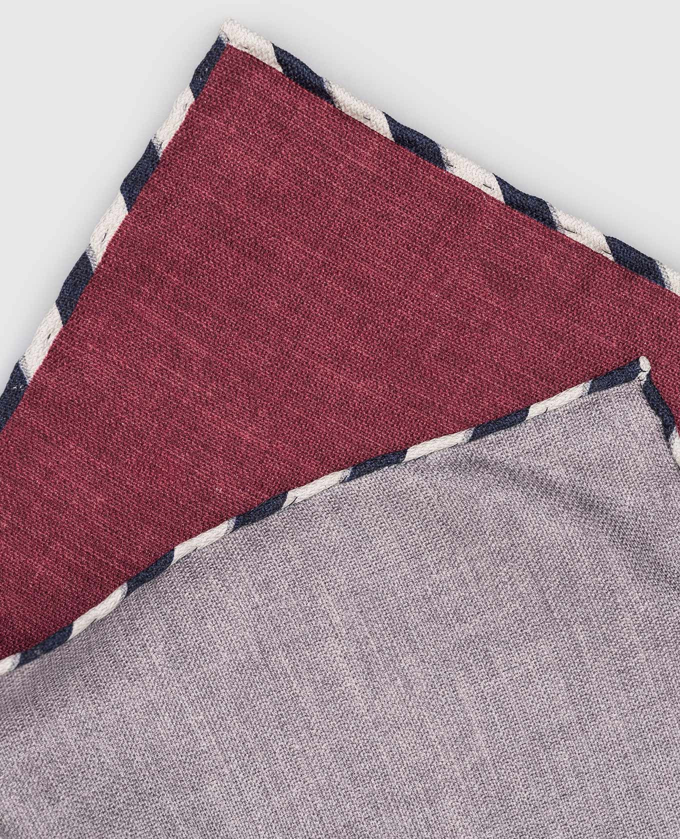 Double-sided silk pachet scarf Brunello Cucinelli 3