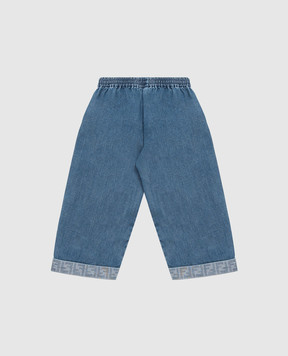 Fendi Children's blue jeans BUF270AVWI