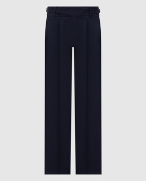 Dolce&Gabbana Blue wool pants GP110TGK424