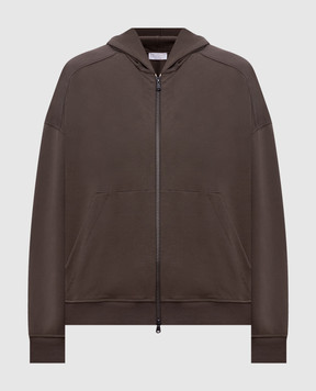 Brunello Cucinelli Brown sports jacket with monil chain MH827FB706