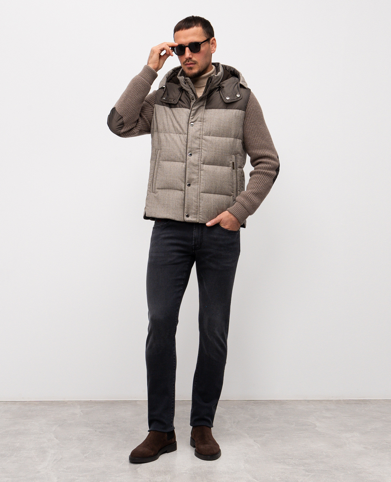 

Gray jeans with a worn effect Tramarossa, Grey