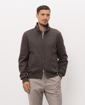 Stefano Ricci Brown cashmere jacket MDJ63003105428