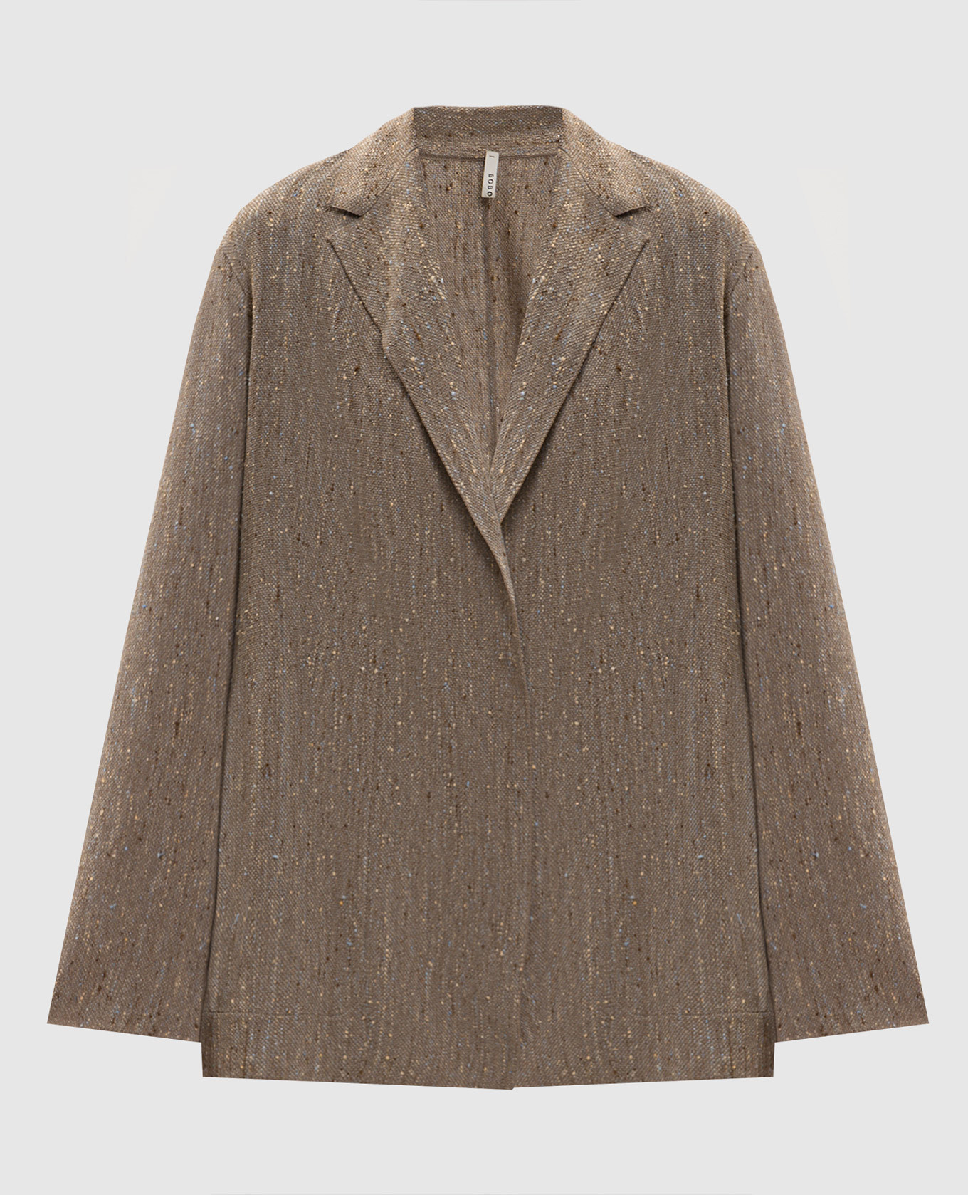 

Brown jacket with silk BOBOUTIC