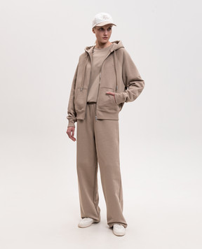 Ami Paris Beige sweatpants UTR855747w