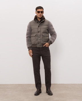 Kiton Brown shirt UMCBUBAH09849