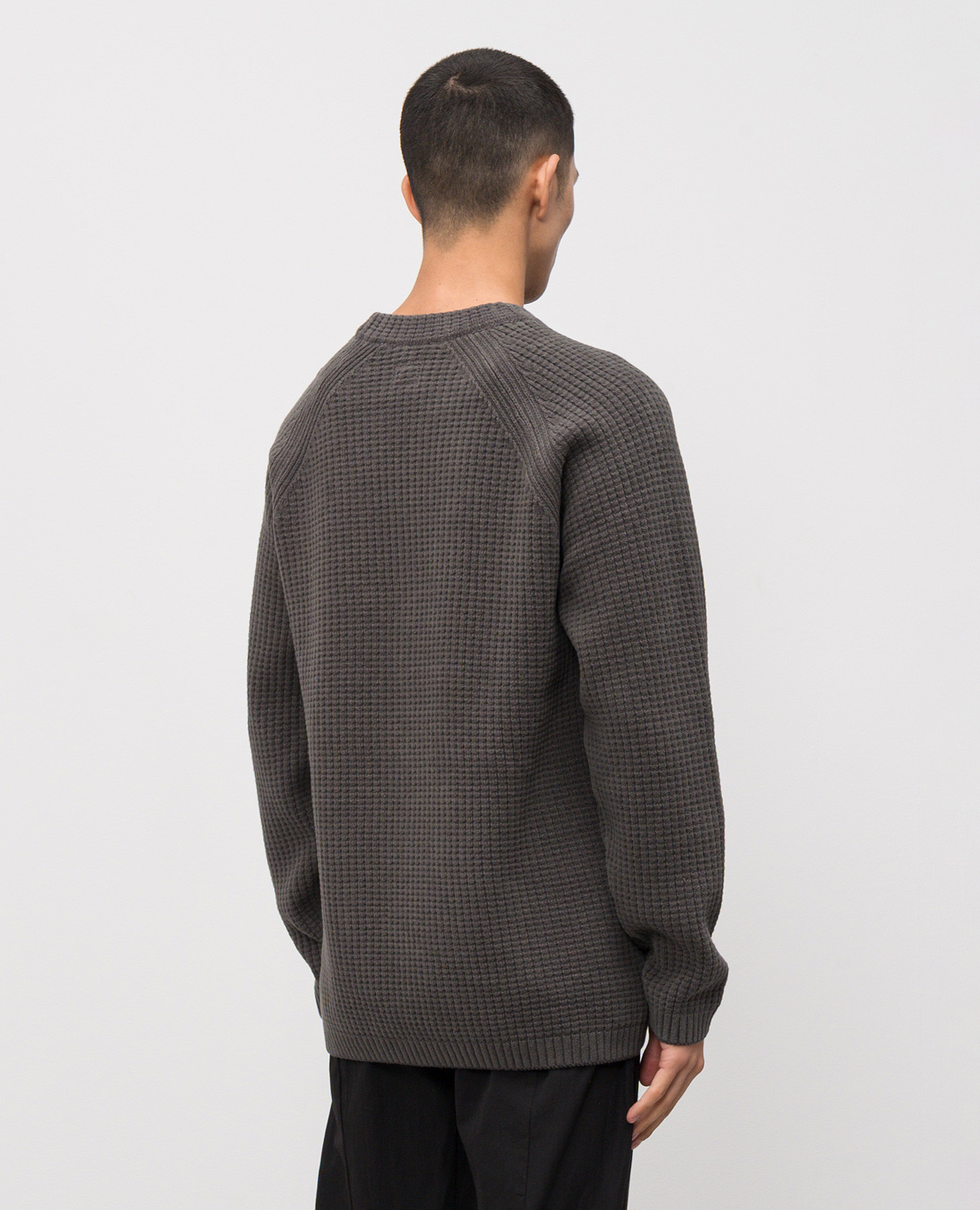 

Gray sweater with logo patch C.P. Company, Grey